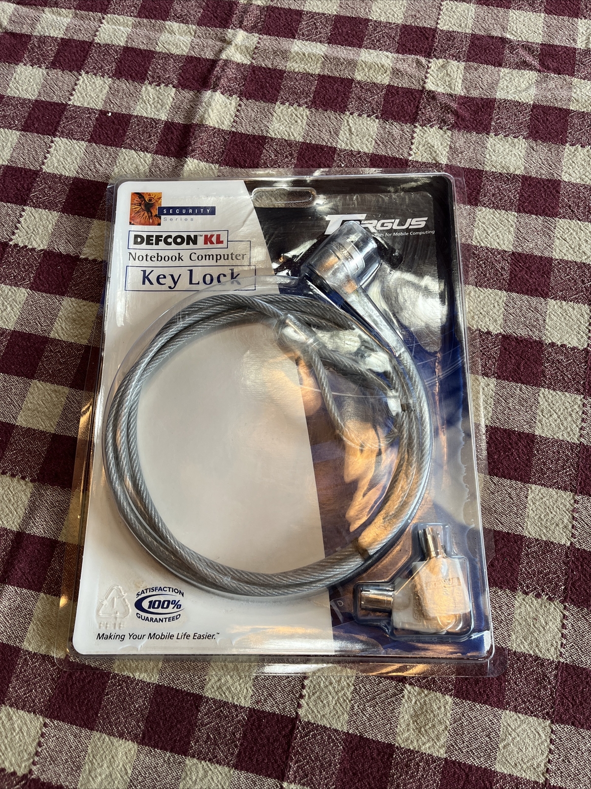 Targus Notebook Computer Security “Defcon KL” Key Cable Lock