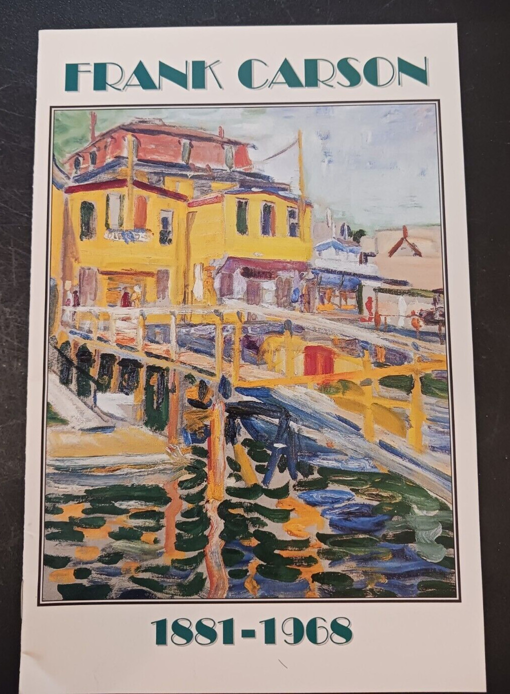 Frank Carson, 1881-1968 Provincetown MA painter art exhibition catalogue 1997