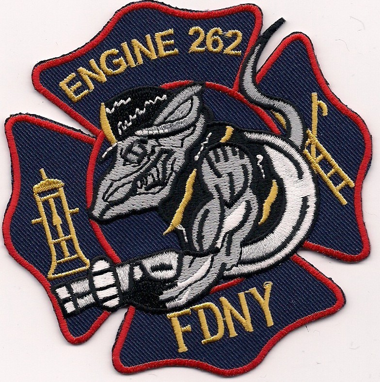 New York City - FDNY Engine - 262 "RAT", NY (4" x 4") fire patch