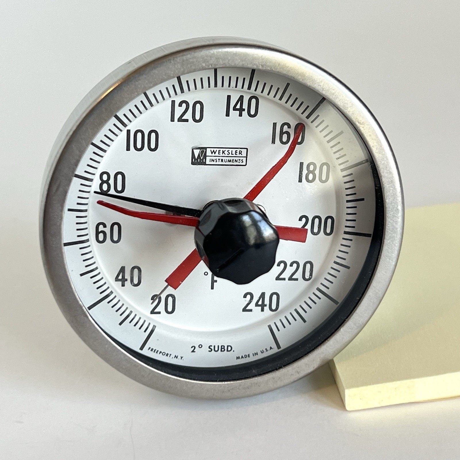 WEKSLER THERMOMETER 20-240F USA 7.5”