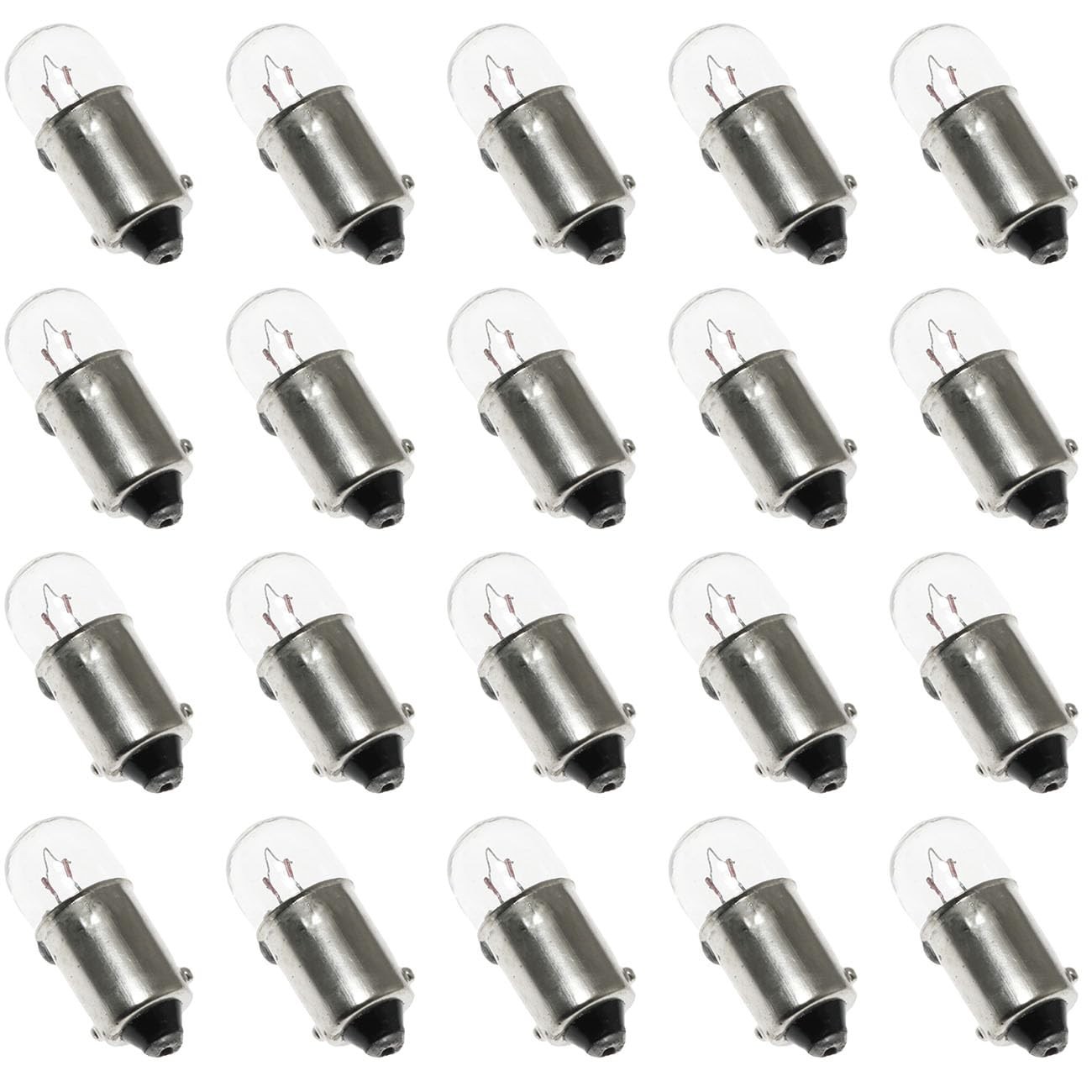 SQXBK 20PCS 12V0.11A2W Automotive Incandescent Bulbs 26mm x 9mm, Warm White