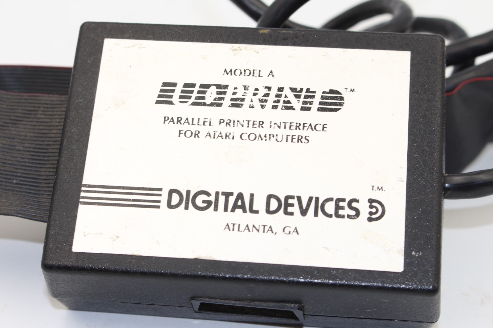 Vintage Model A Parallel Printer Interface for Atari Computers Digital Devices