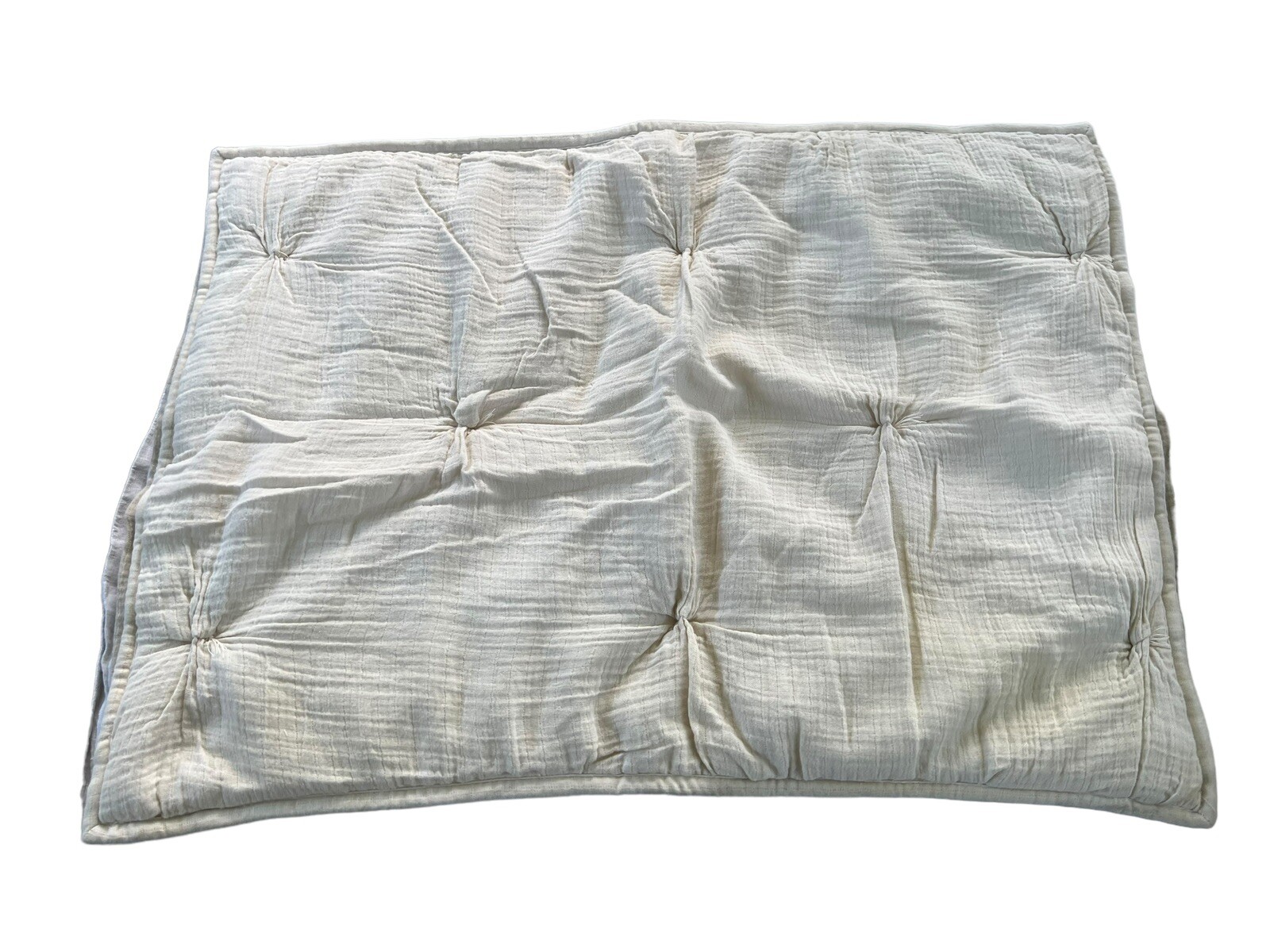 Pottery Barn Soft Cotton Handcrafted Quilted Standard Sham Set of 2