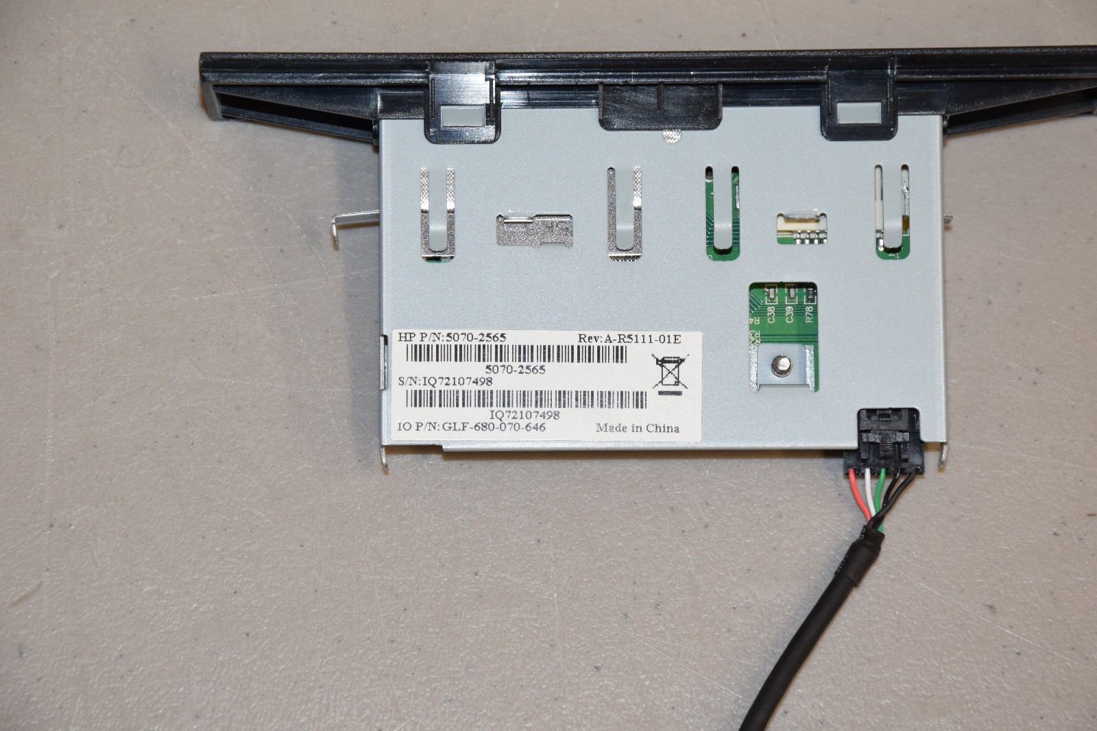 HP 5070-2565 Desktop Media Card Reader w/ Cable SD xD Compact Flash