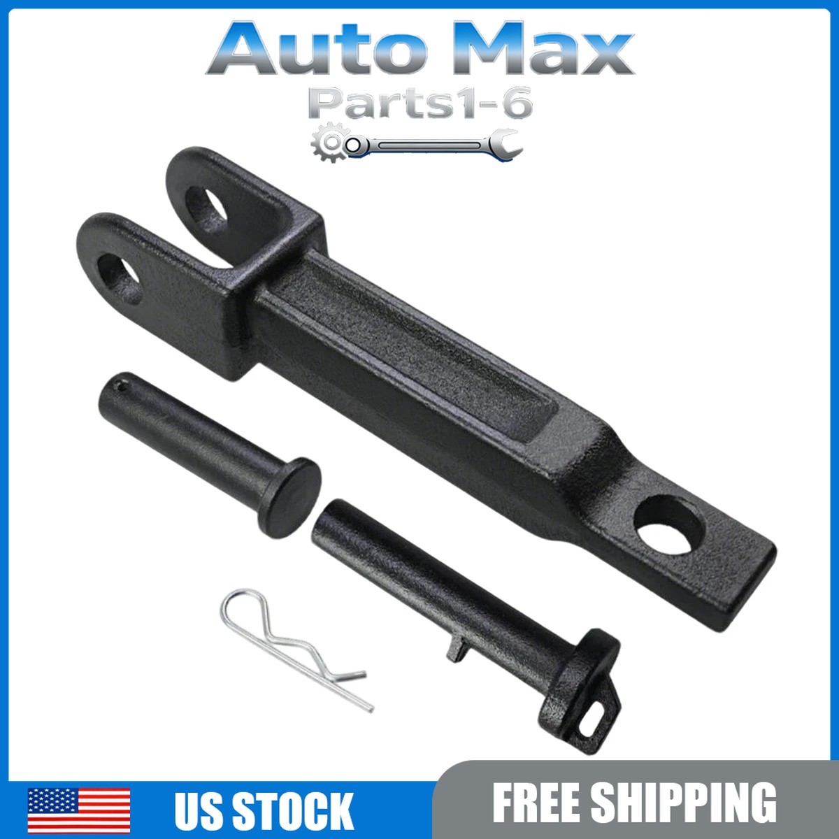 New Single Tow Hook For Peterbilt / Kenworth With Pull Pin & Frame Pin A20-6014