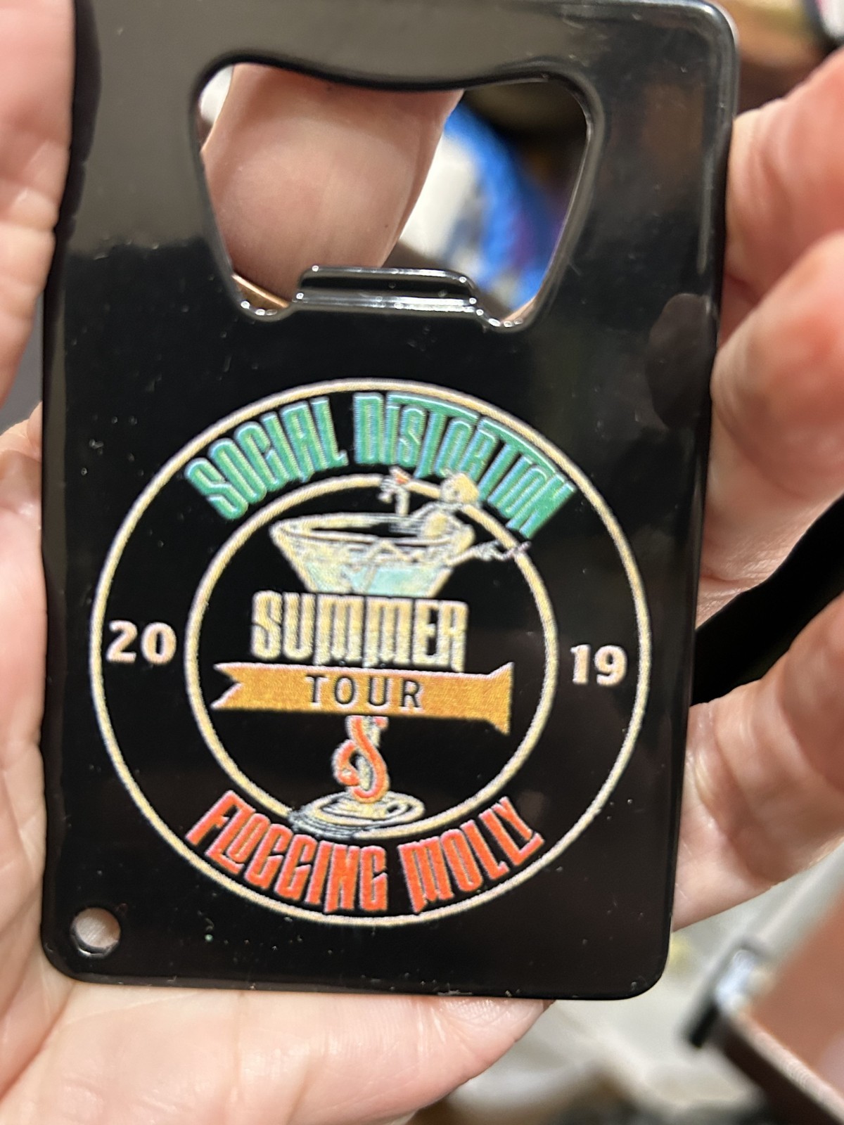 SOCIAL DISTORTION Summer Tour 2019 FLOGGING MOLLY bottle opener New in package
