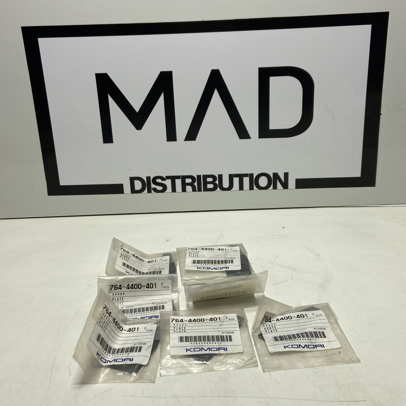 Komori 764-4400-401 Plate Lot Of 7