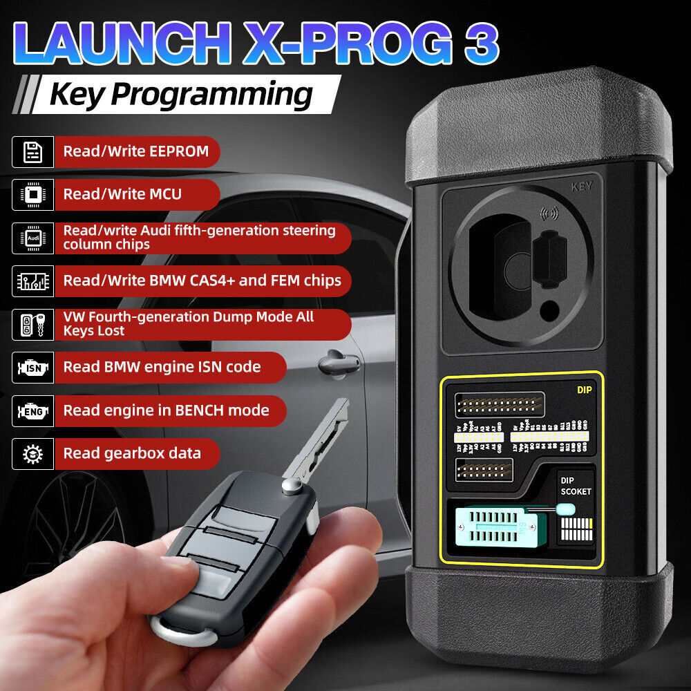 Launch X-Prog 3 Advanced Immobilizer & Key Programmer for X431 V PRO 5 PAD V VII