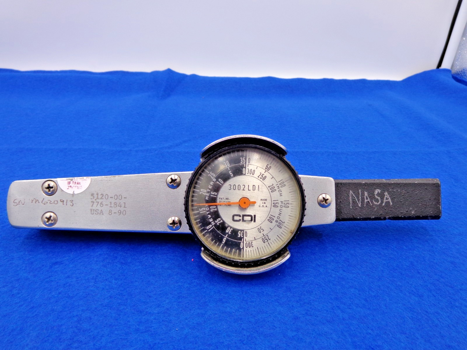 Consolidated Devices 3/8" Drive Torque Wrench 0-300 in-lbs. CDI PN# 3002LDI