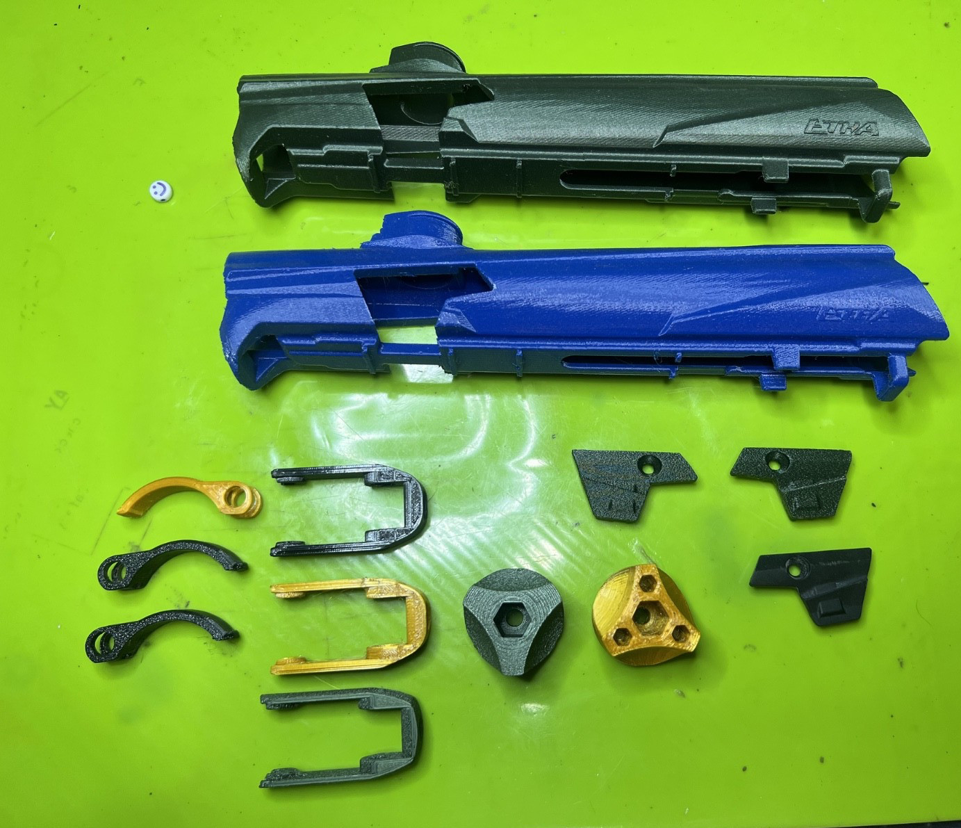 Emek 3D Printed Body, Eye Cover, Back Cap, and POPS Button Lot
