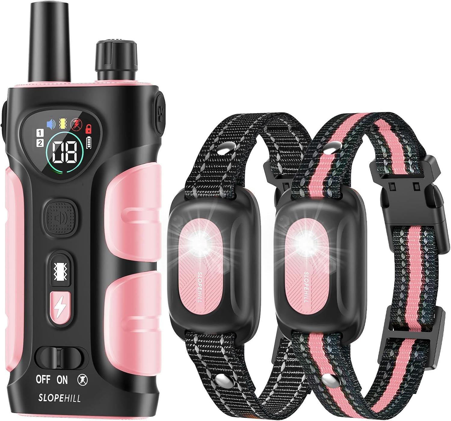 Dog Shock Collar,4200Ft Dog Training Collar with Remote,Ipx8 Waterproof E-Collar