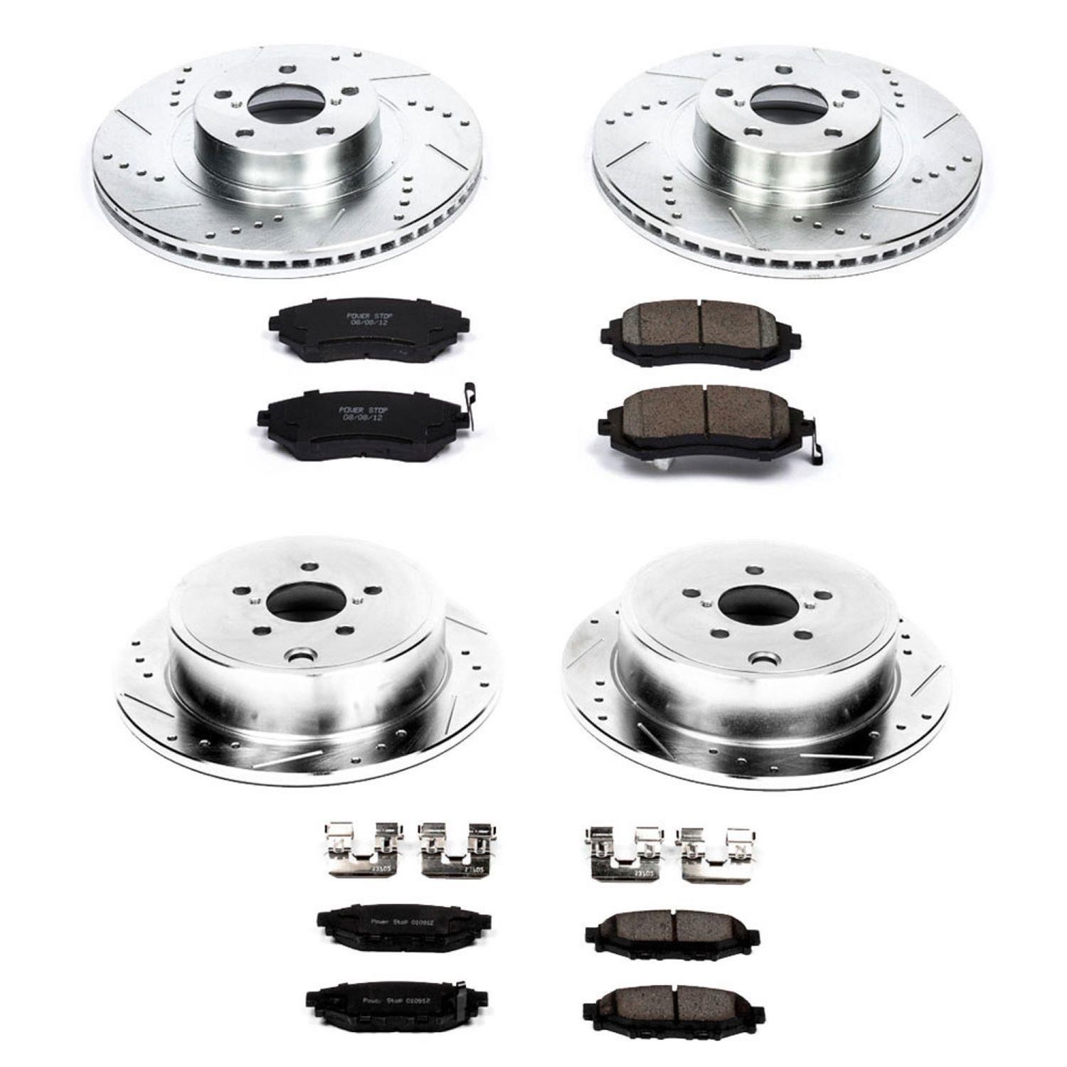 Power Stop 1-Click Z23 Evolution Sport Brake Kit K4077