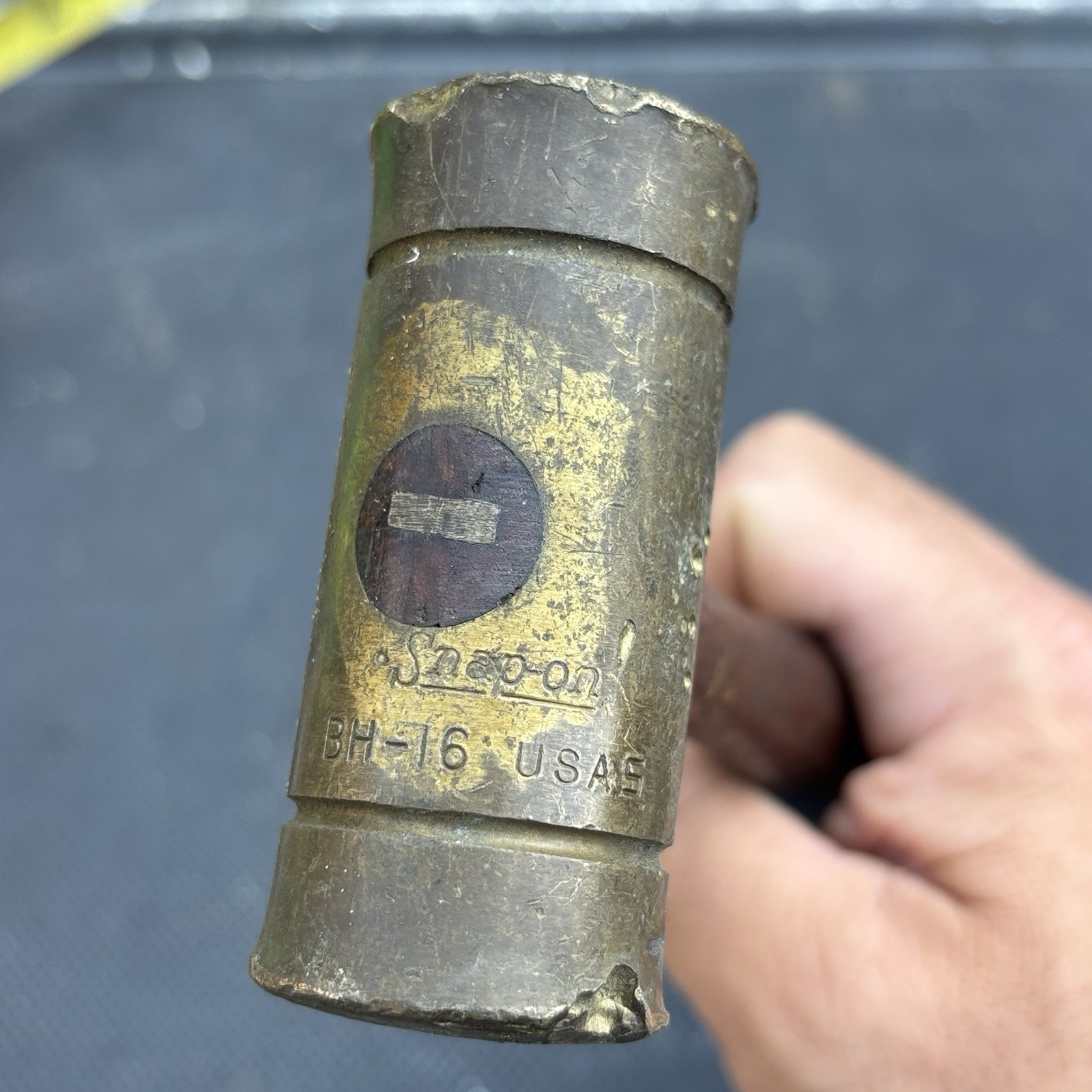 Vintage Snap-On Brass Hammer Mallet BH-16