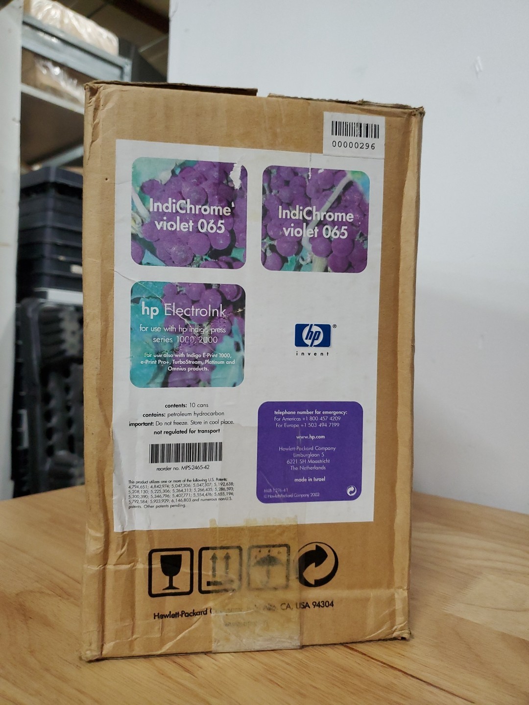 Genuine Electroink 1000/2000 Series Indichrome Violet 065 MPS-2465-42