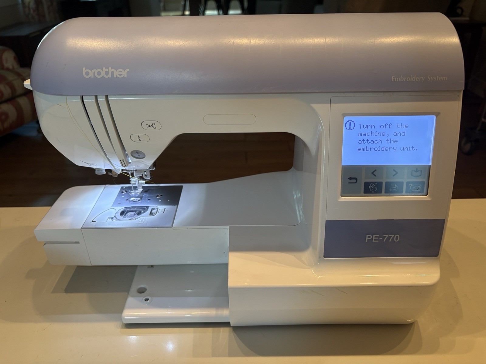 Brother  PE-770 embroidery machine - UNIT ONLY-parts/repair