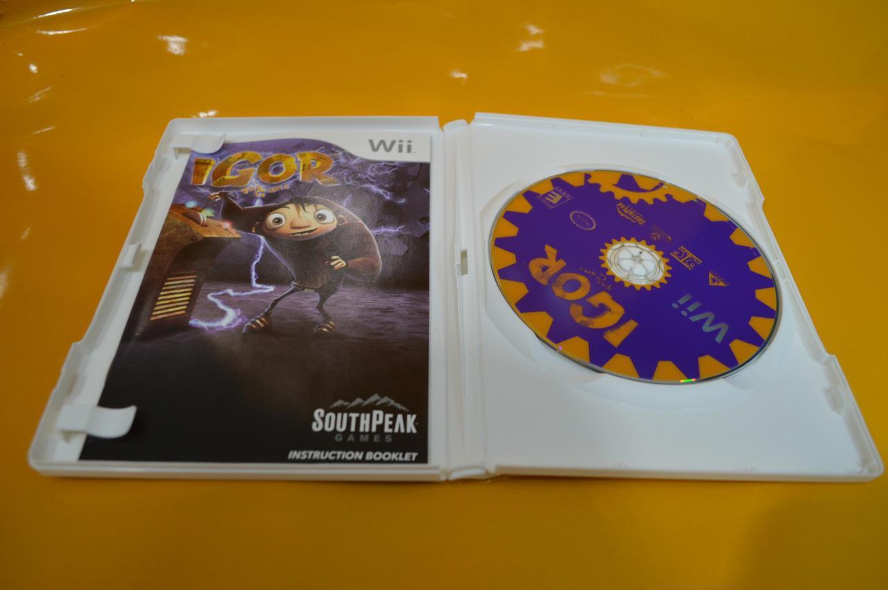 Igor : The Game ( Nintendo Wii, 2008 ) Tested Disk W/ Case & Manual !