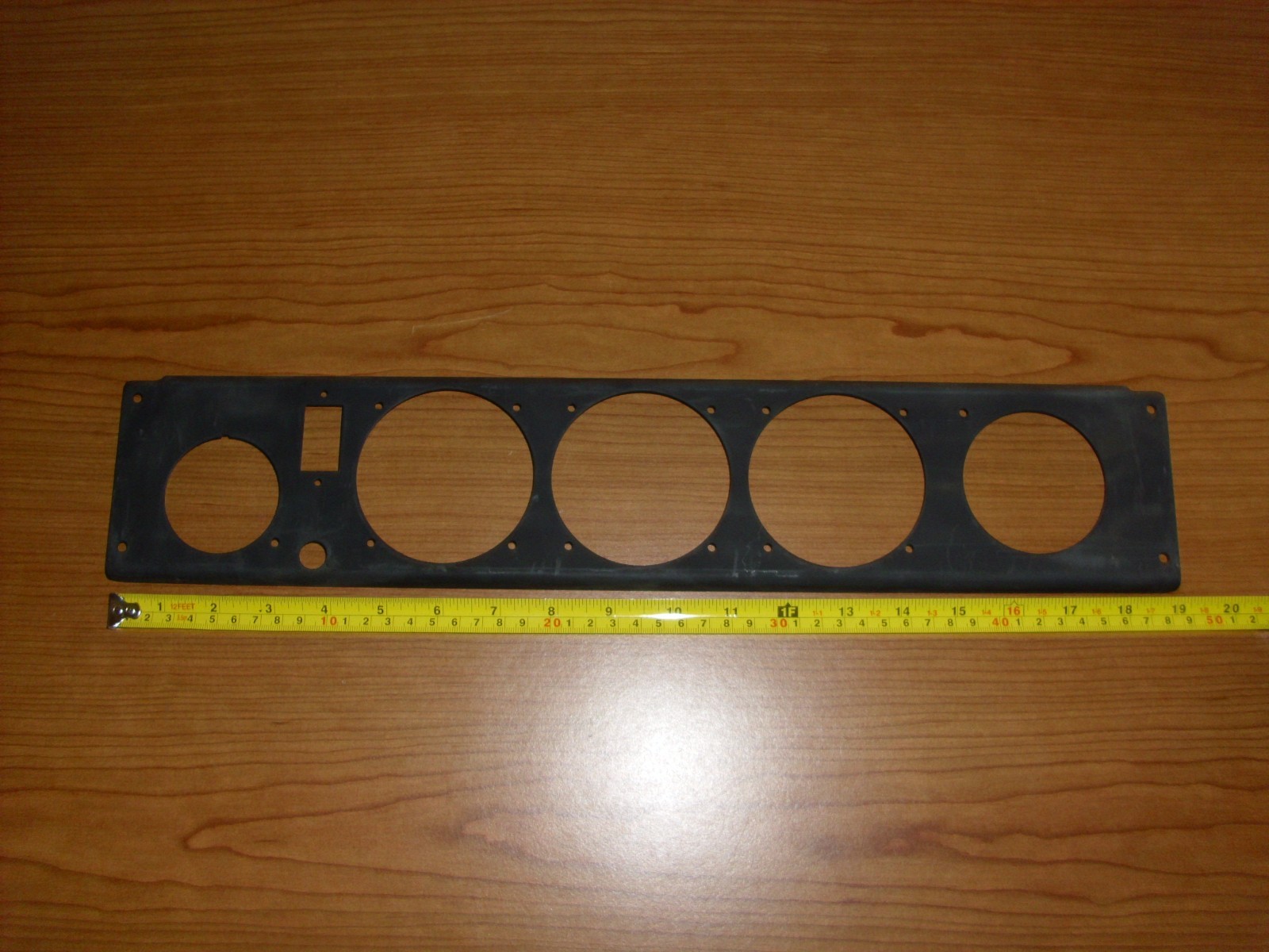 Aircraft Instrument Panel - Black Metal
