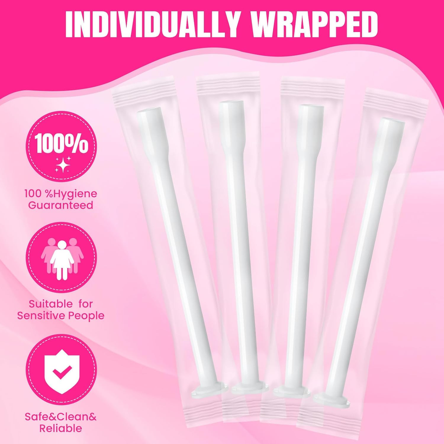 30 Pack Disposable Vaginal Suppository Applicator for Women, Vaginal Applicator