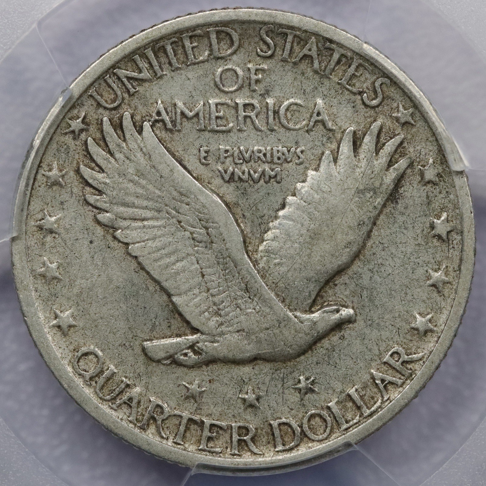 1921 25c Standing Liberty Quarter - PCGS VF 35