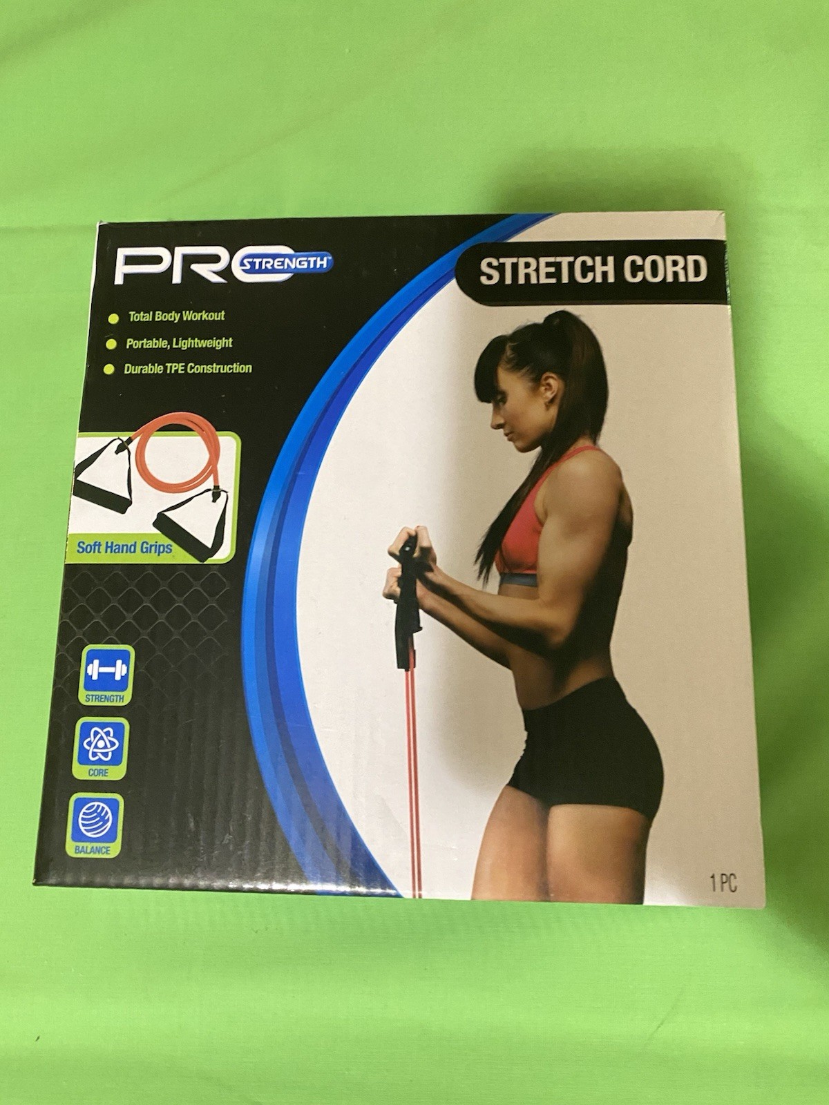 Pro Strength Stretch Cord Resistance Total Body Workout Brand New