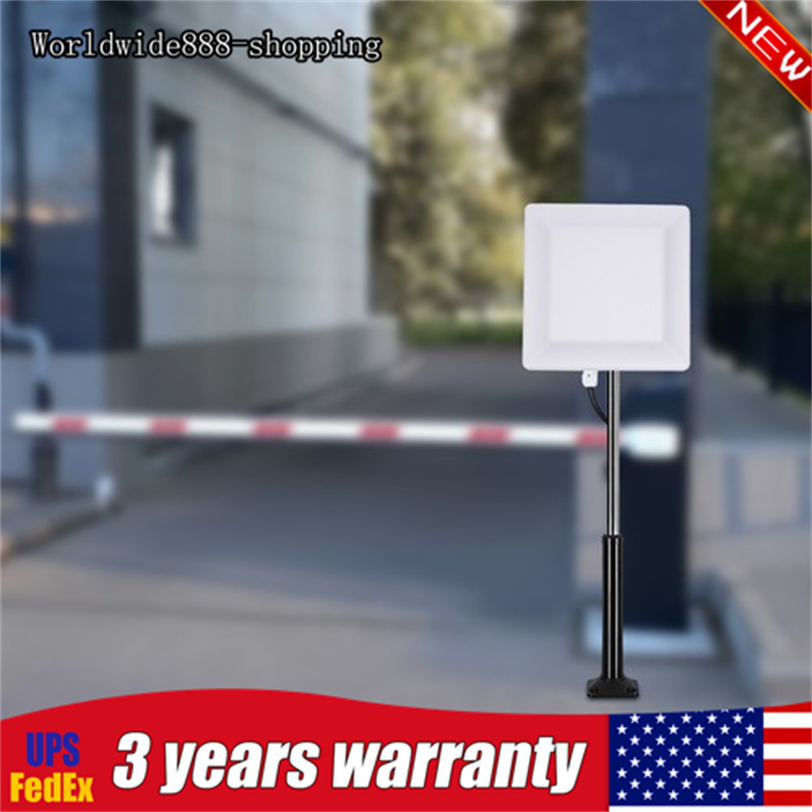 UHF RFID Long Range Card Reader Integrated Reader Parking System Access Control