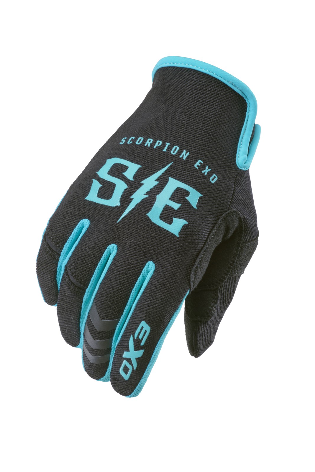SCORPION EXO - Air Stretch Gloves Charge Black/Teal Xl | G44-066