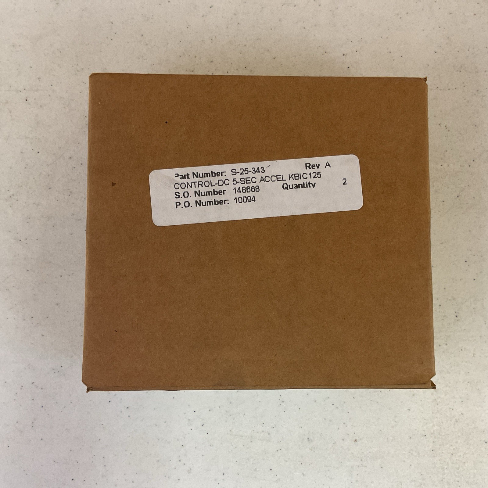 KB ELECTRONICS KBIC-125 SCR DC MOTOR SPEED CONTROLS, DC9433L, 115V, NEW