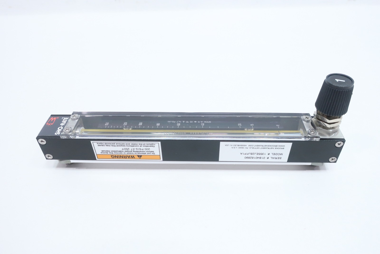 Brooks 1355EJ2BJFP1A Variable Area Flow Meter