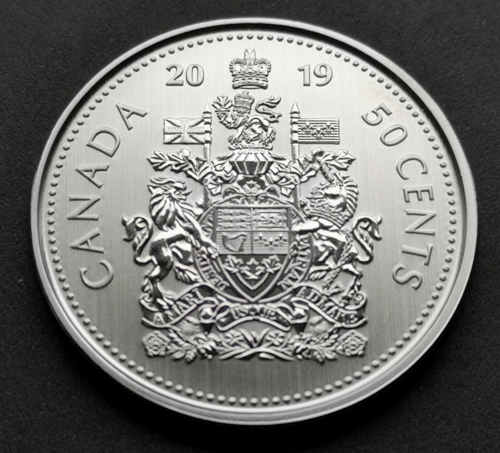 *** CANADA  50  CENTS  2019  ***  SPECIMEN  ***