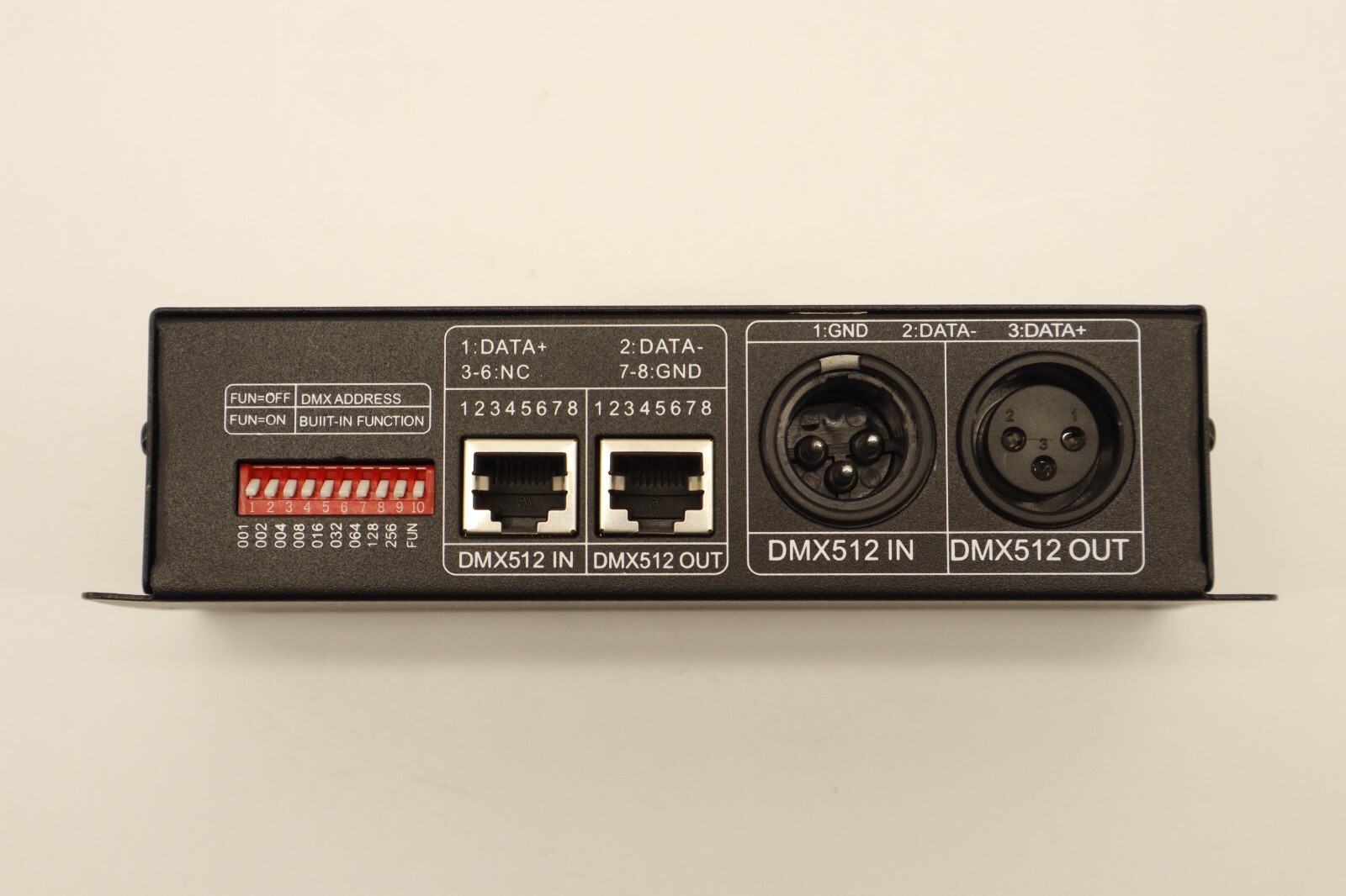 DMX 512 3x4A Decoder LED Controller Channel Driver RGBW LED Tape DC 12V