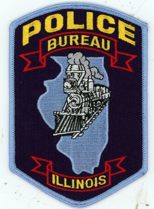 ILLINOIS IL BUREAU POLICE NICE SHOULDER PATCH SHERIFF