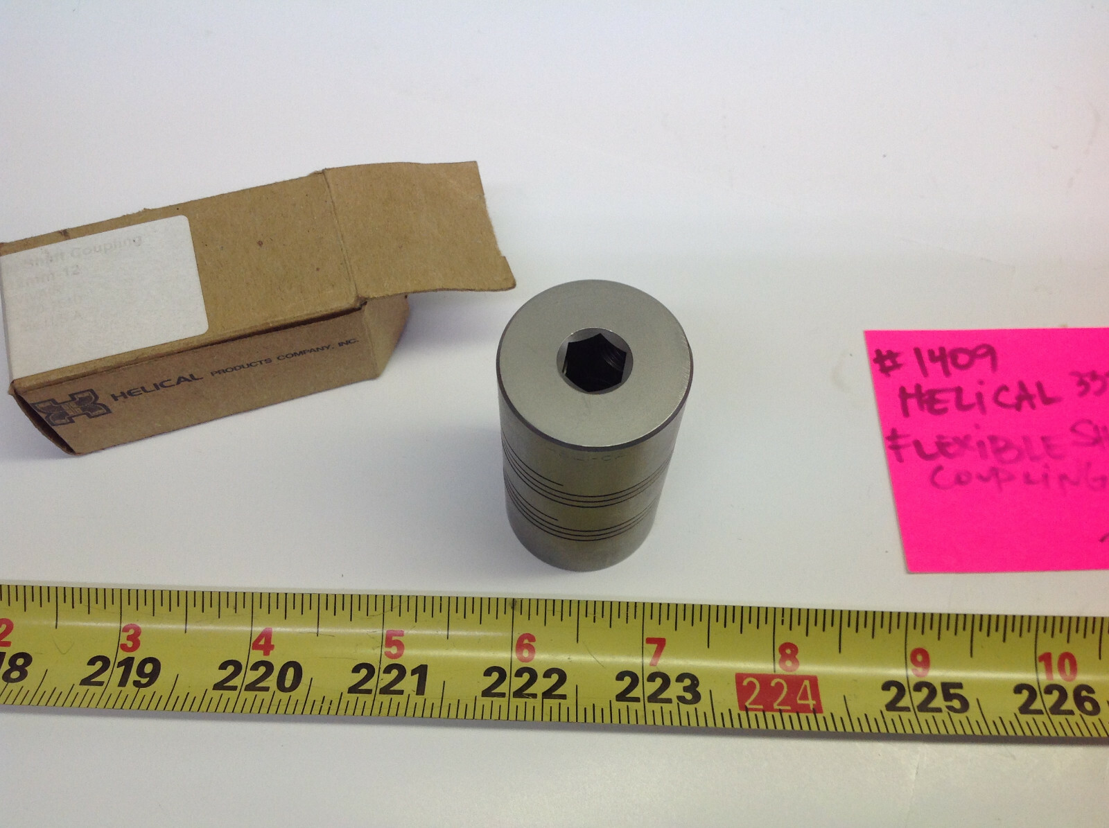 Helical 3370-20-12 Flexible Shaft Coupling hex/round (#1409-67)