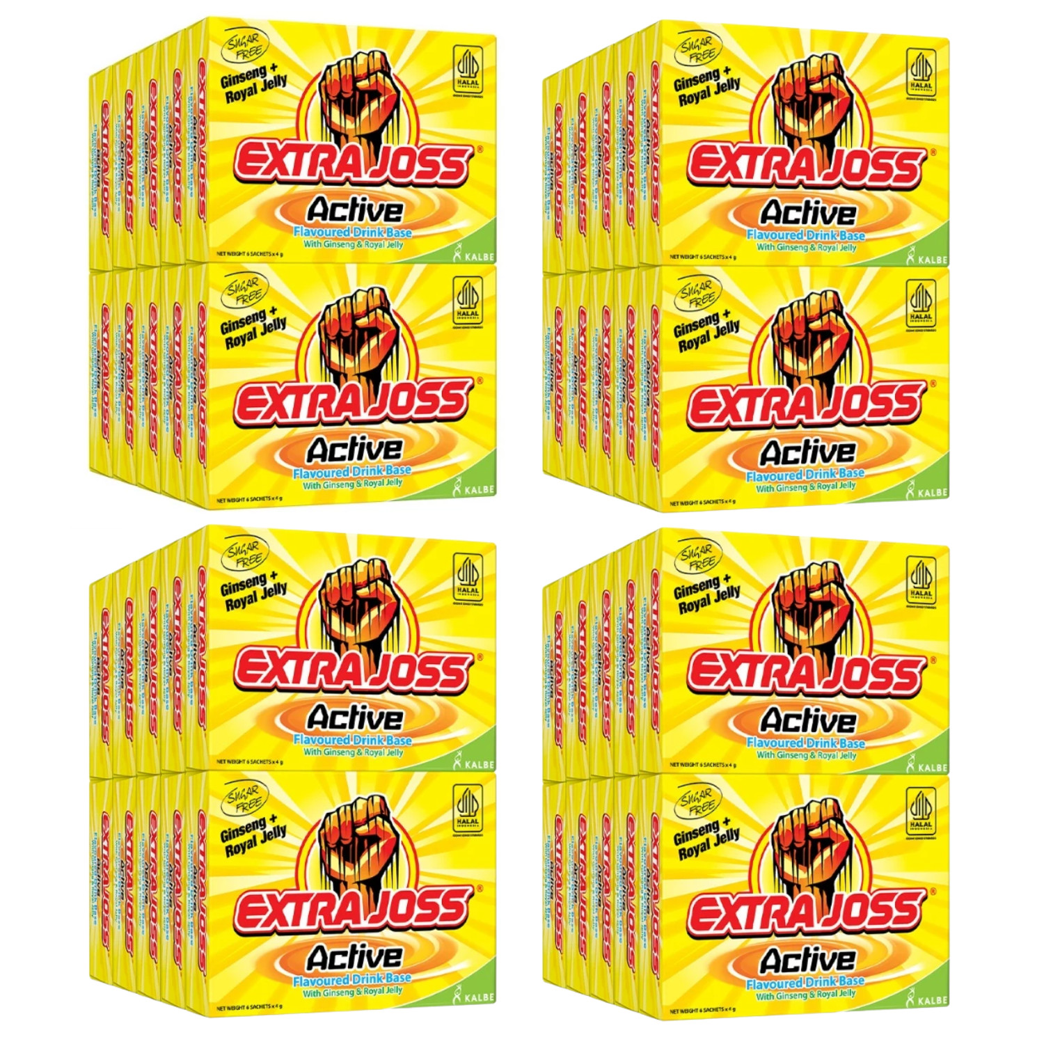 Extra Joss Energy Drink Powder Sachets Sugar Free Boost Stamina Halal Boxes Fast