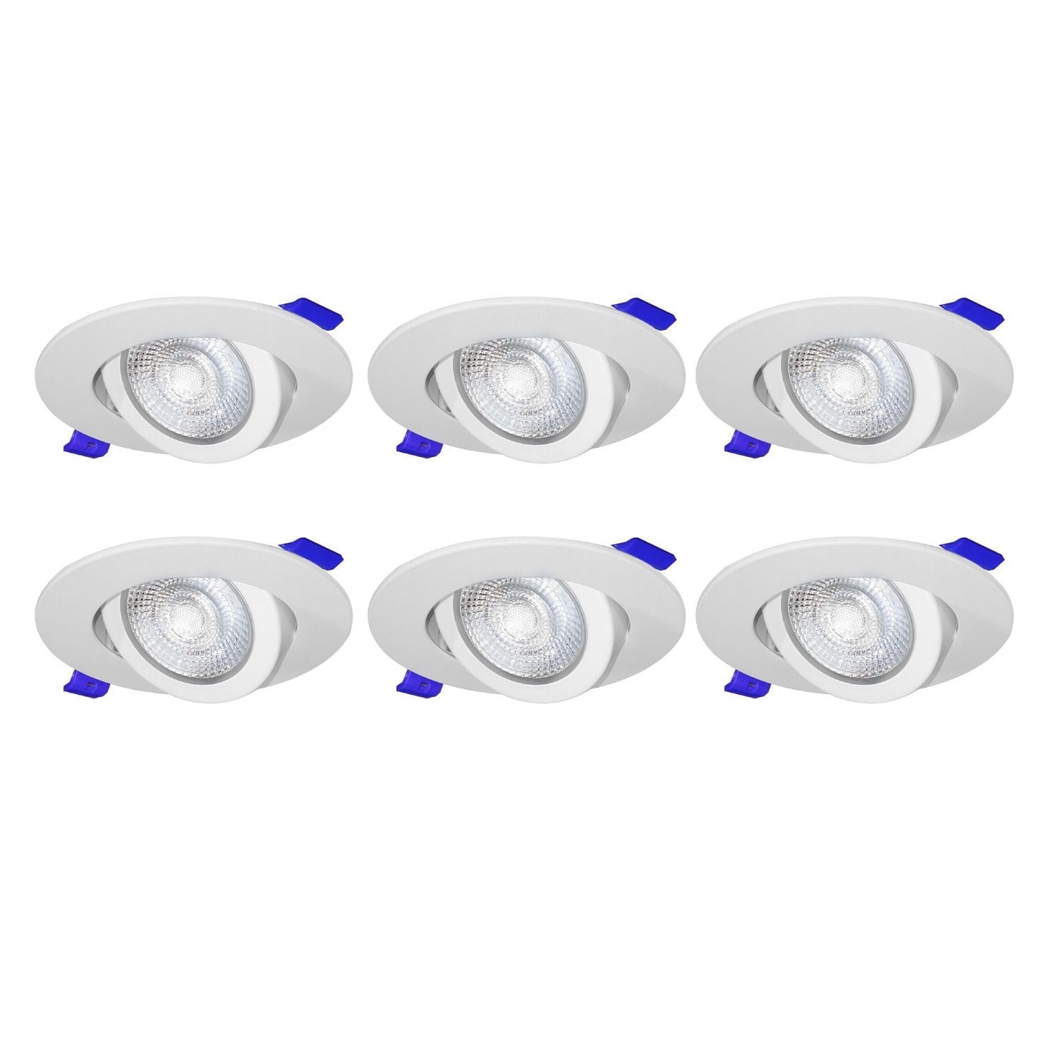 Nadair H-NADAIR 4 SW LIGHT CCT 6PK 4in LED Recessed Gimbal Swivel Ultra Slim