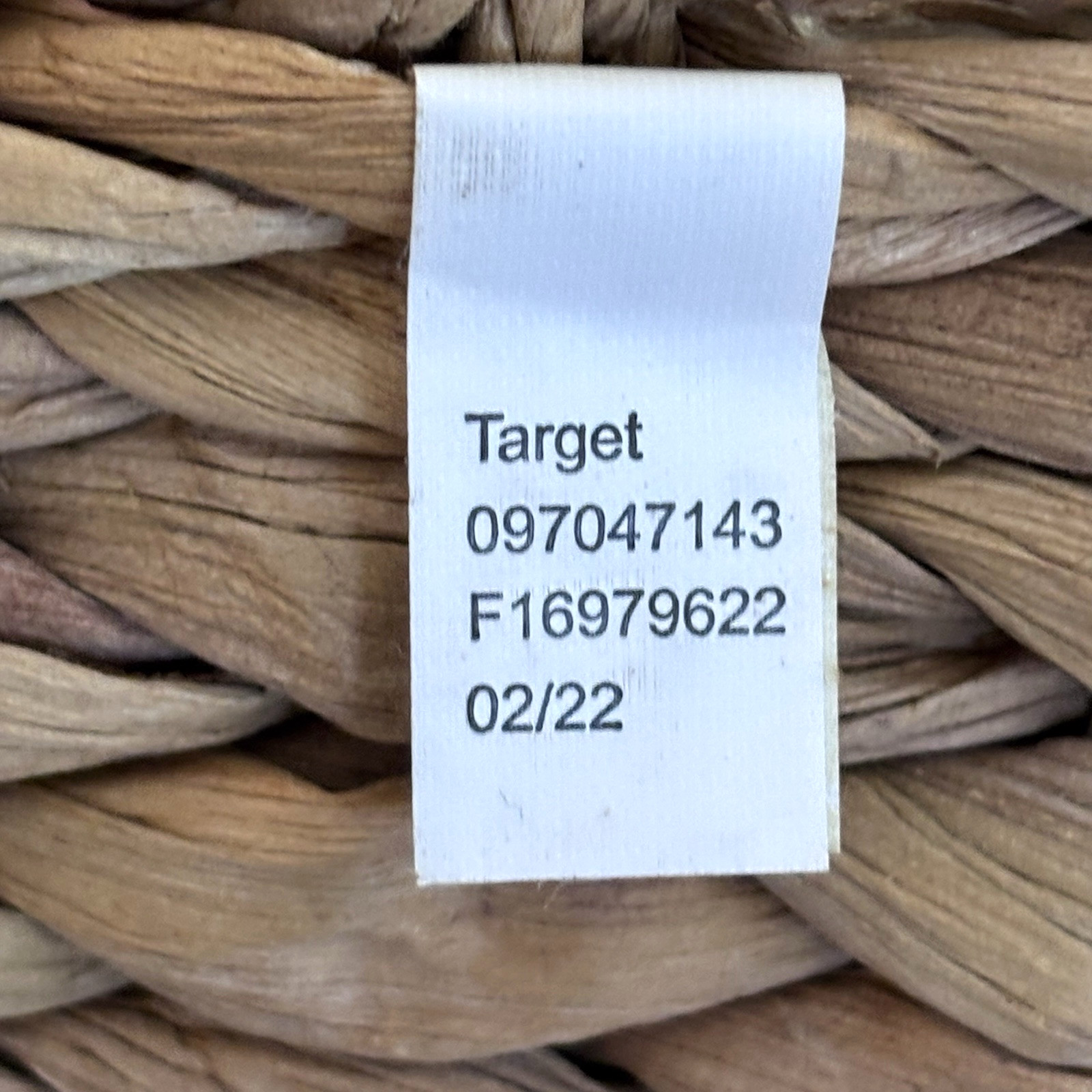 Target Hanging Wall Basket Pillowfort Woven Boho Decor Brown BUZZFEED List 18" d