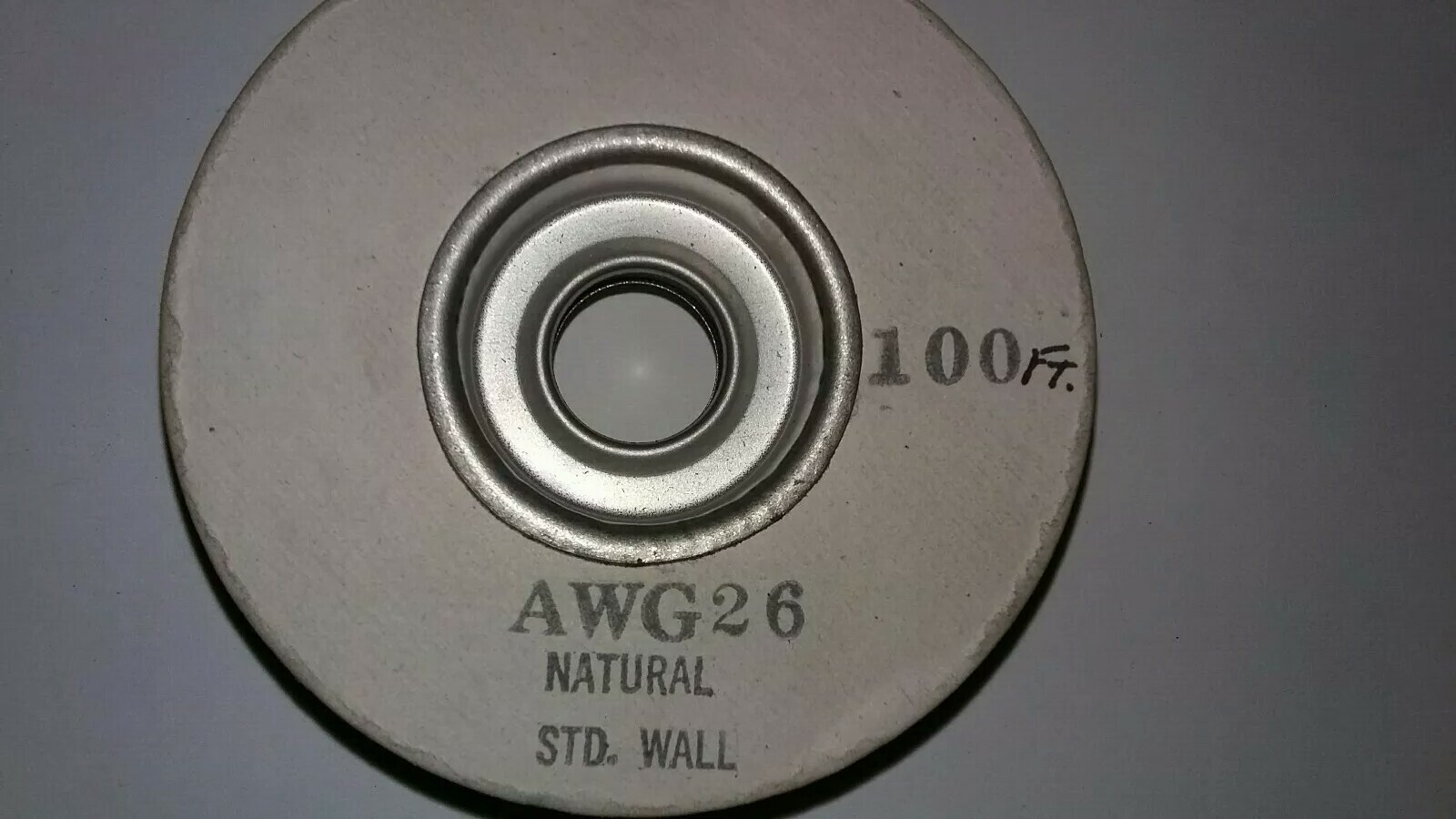 Size 26 Clear Teflon Tubing   100ft. Spool "Standard Wall" Mil Spec.
