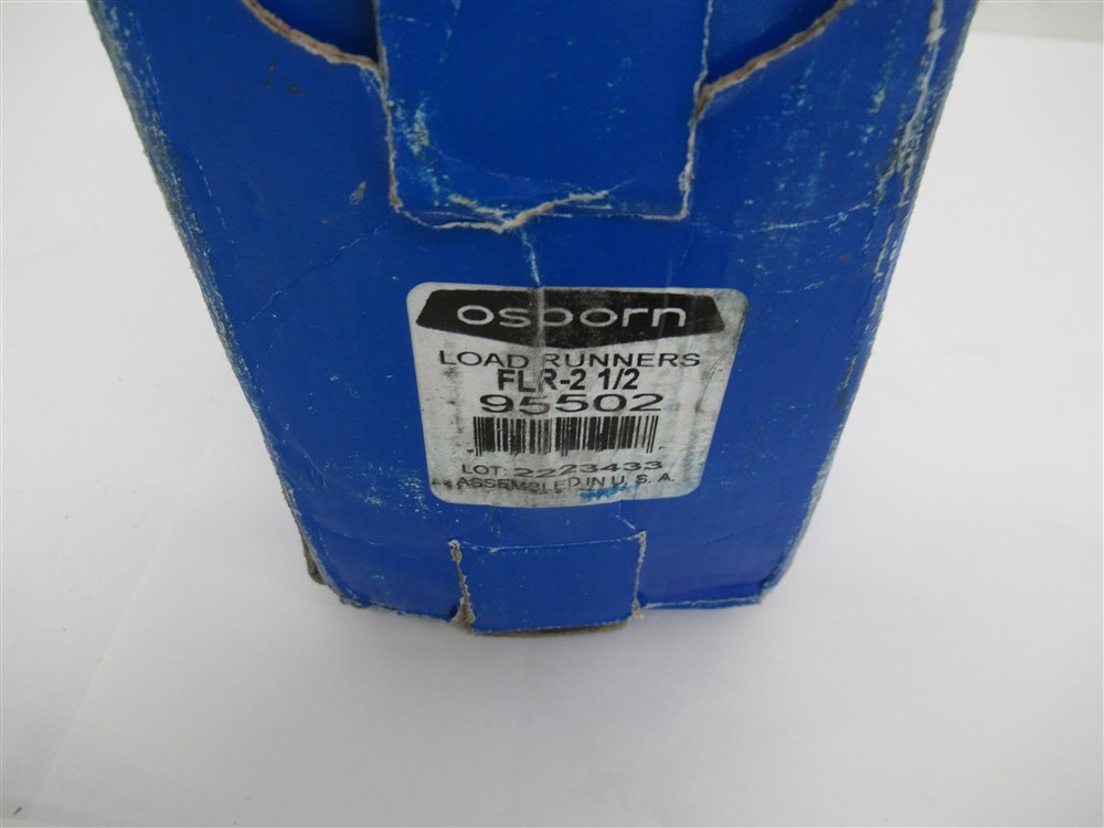 Osborn 95502, 2-1/2" FLR Load Runner, 1" Stud, 1-11/16" Roller Width