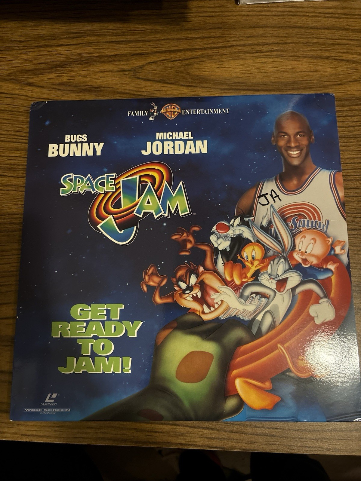 Space Jam LaserDisc Widescreen Extended Play 1996 Pytka Jordan Bugs Bunny PG