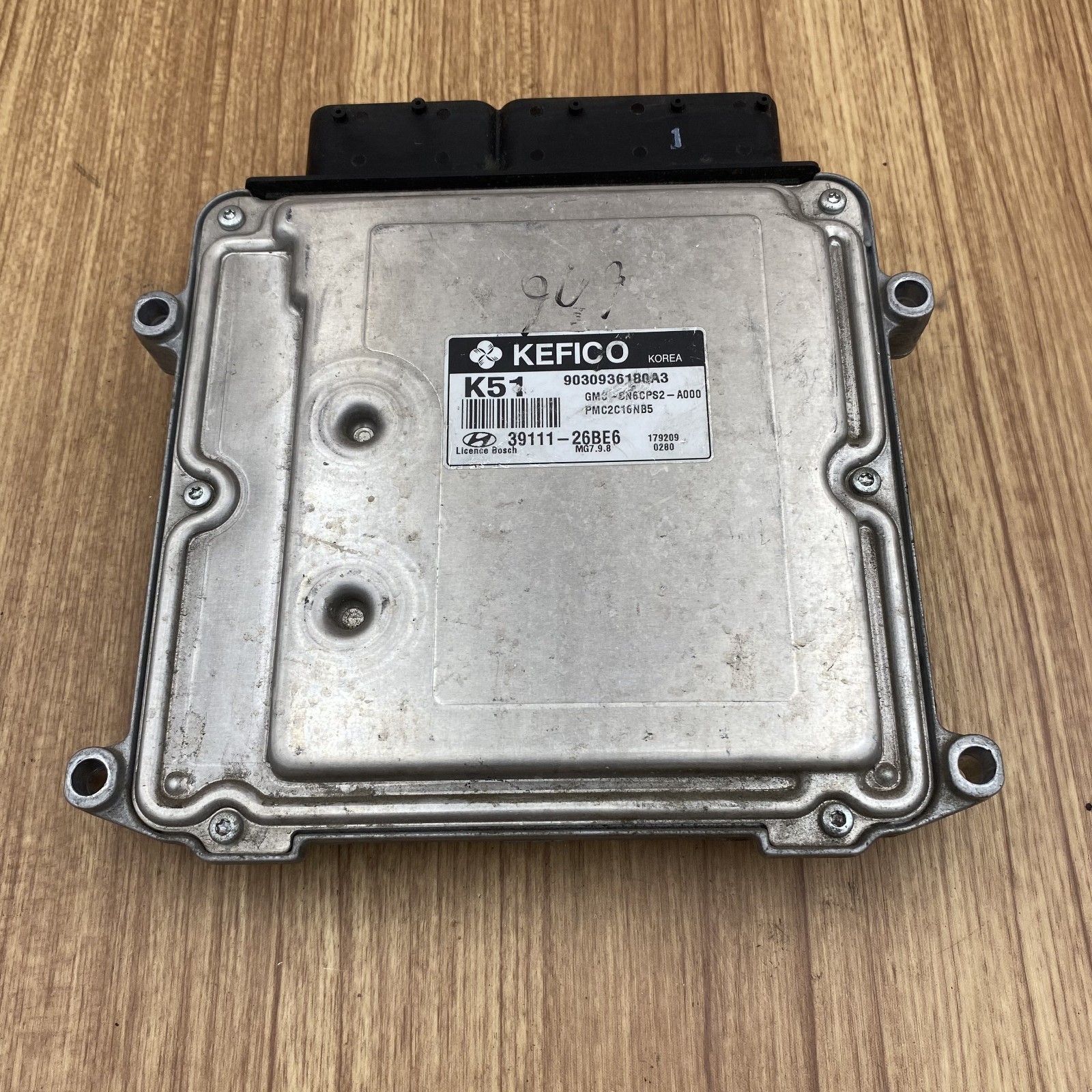 2008 2009 Hyundai Accent 1.6L AT Engine Computer Control Module ECM 39111-26BE6