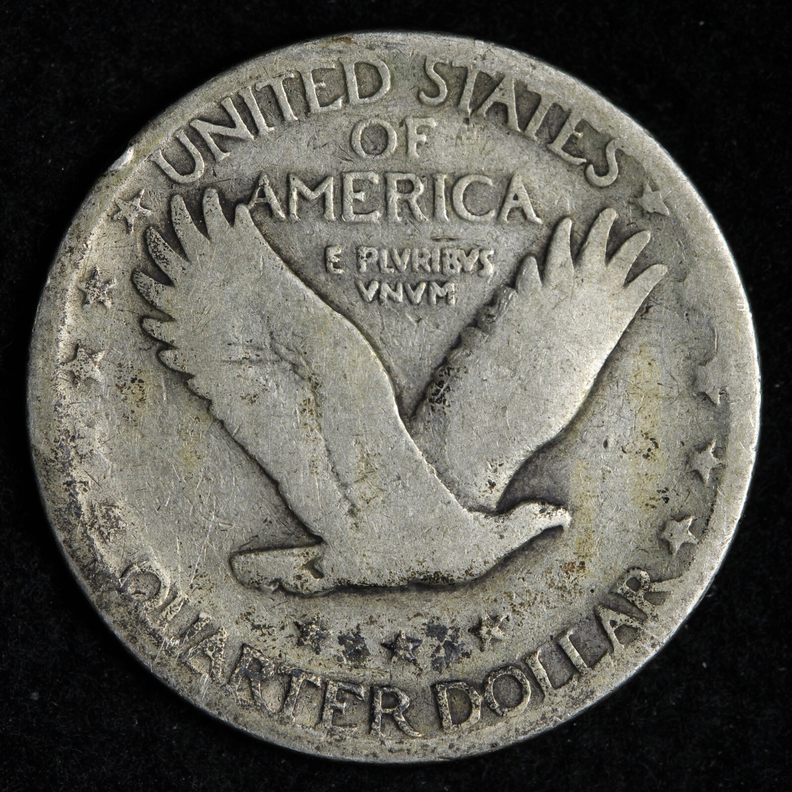 1925 Standing Liberty Quarter E923 JM