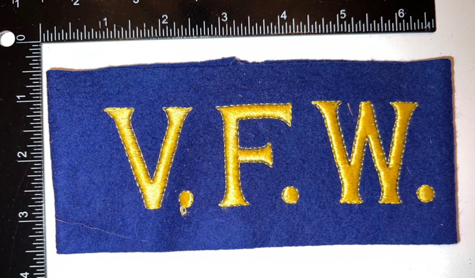 VINTAGE USA United States of America VFW Veterans of Foreign Wars Armband