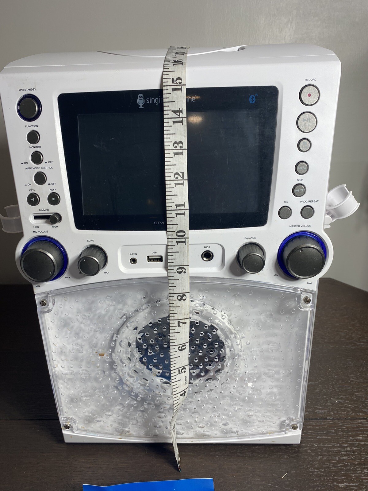 Singing Machine Classic Series STVG785BTW White Bluetooth Karaoke System Tested!