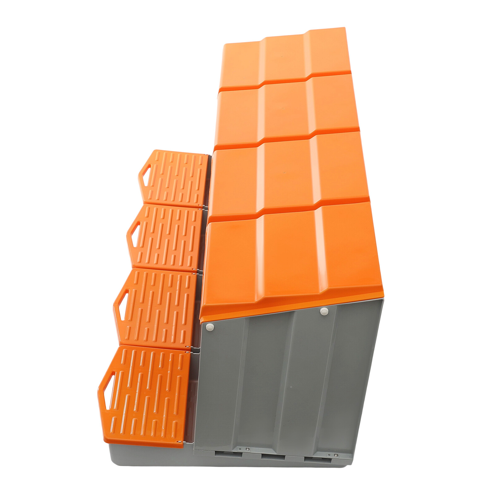 Modern 4-Compartment Chicken Nesting Box Freestanding Orange Chicken Nesting Box