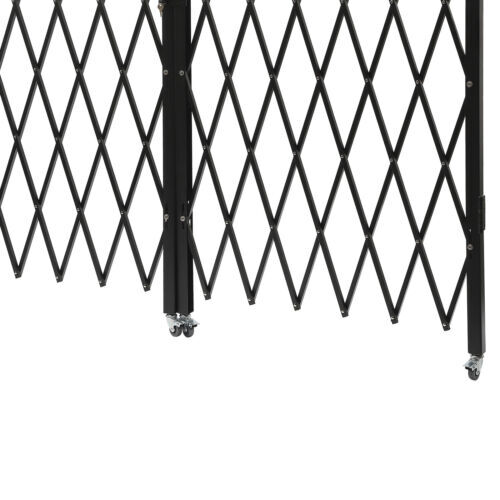 Double Folding Security Gate Expandable Barricade Gate Safety Barrier Door Gate