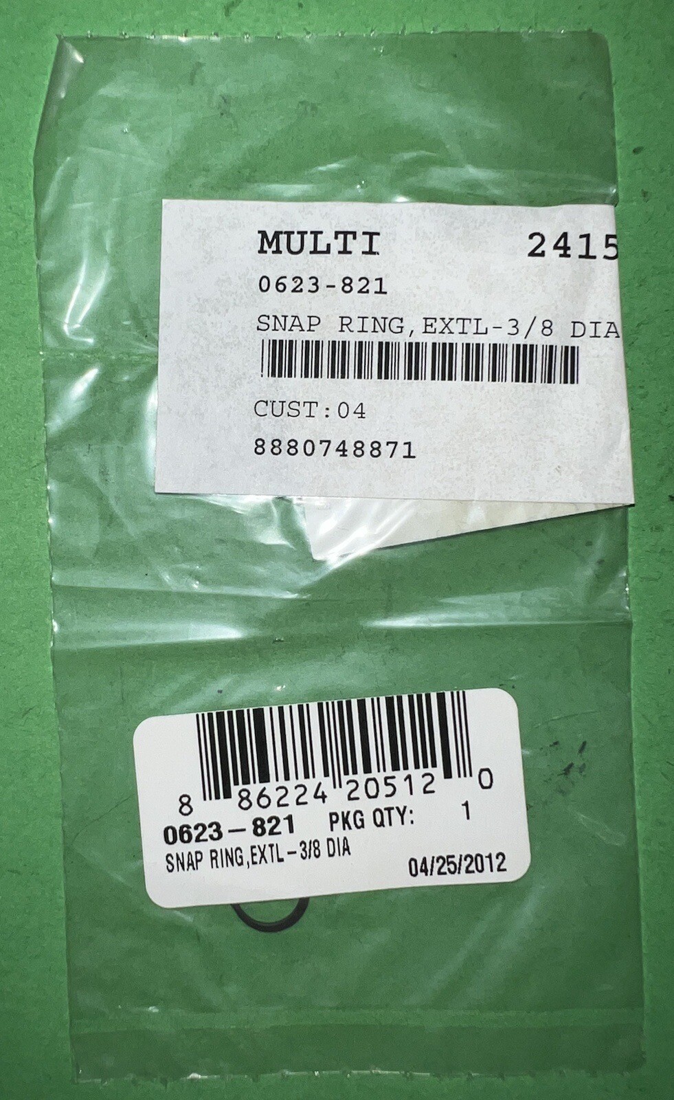 Arctic Cat OEM Snap Ring (pack Of 3) 0623-821 New