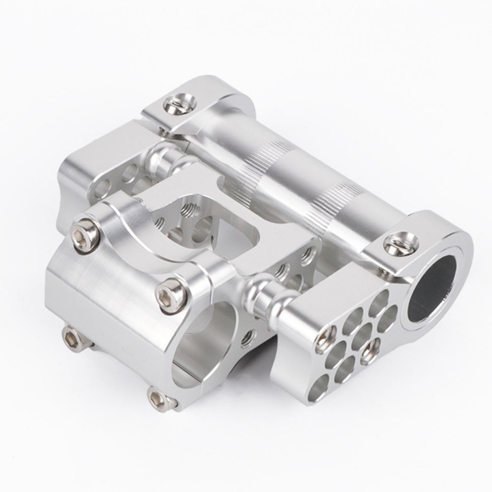 Folding Bike Porous Stems Adjustable Dual Stem Bicycle 25.4MM Deformation