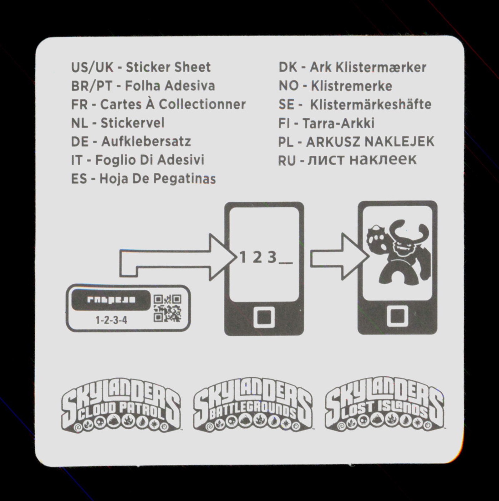Bouncer Skylanders Giants 2012 Activision Sticker