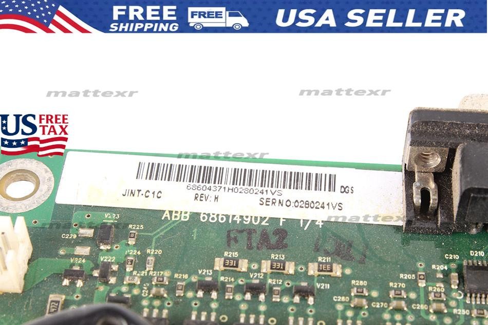 ABB JINT-C1C REV.W JINTC1C REVW 68614902 ID281919 UP TO 24 MONTHS WARRANTY