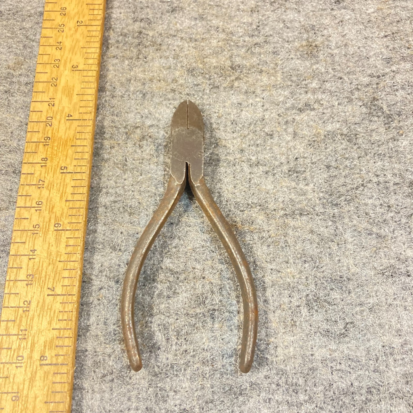 Vintage Utica 4 1/2" Diagonal Cutting Pliers #41-4 USA