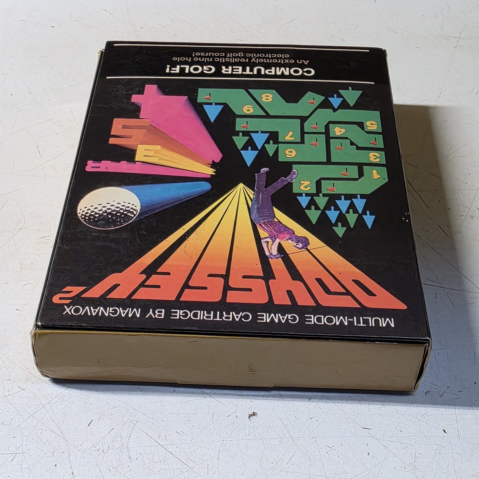 Magnavox Odyssey Computer Golf Game CIB w/ Box Manuals Inserts Vintage